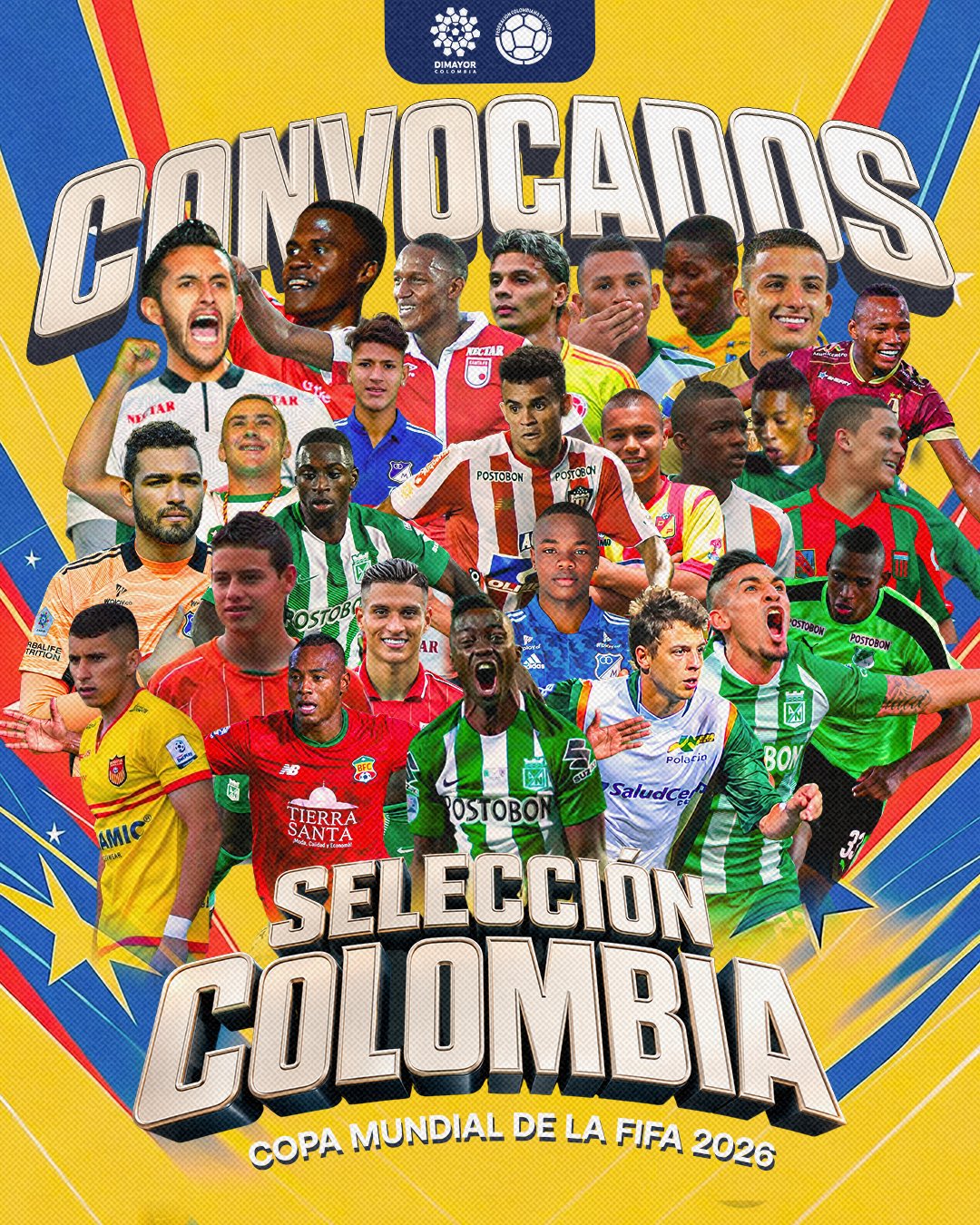 Lorenzo reveló los 26 guerreros de Colombia para el Mundial 2026