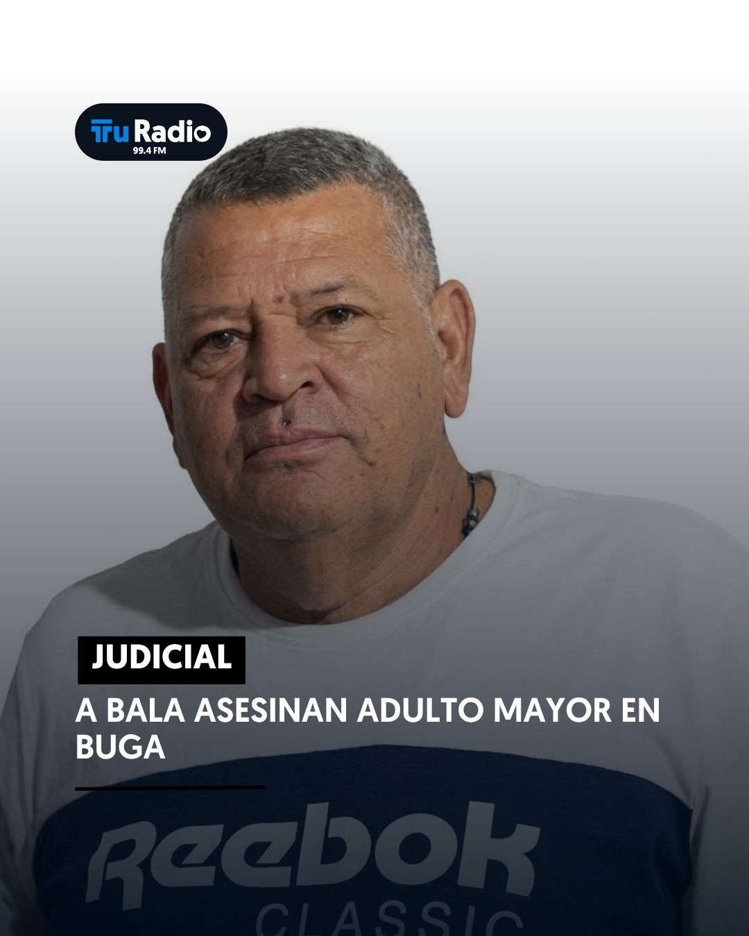A bala asesinan adulto mayor en Buga