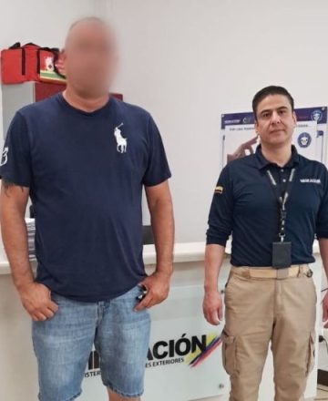 INADMITIDO EN COLOMBIA UN EXTRANJERO QUE TENÍA LA ALERTA “ANGEL WATCH”